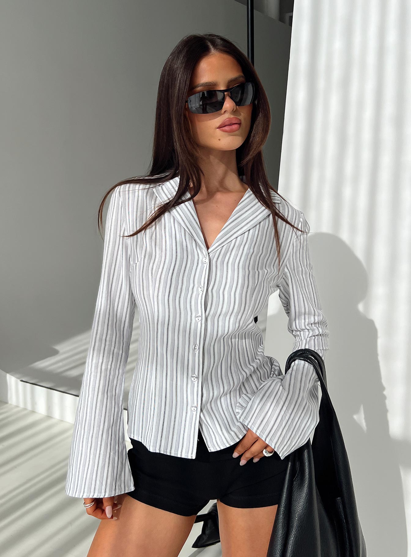 Lora™ Striped Color Blouse - Calestra