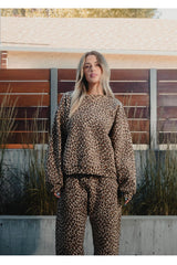 Sanne™ - Uitstralende Cheetah Hoodie - Calestra