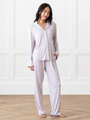 Lot™ Vrouwen Stretch Lange Mouwen Pyjama Set - Calestra