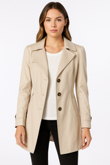 Women’s Trench Coat – Timeless Utility, Refined