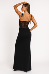 Lace Waist Maxi Dress