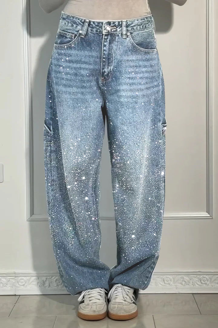 Juni™ Sparkling Glitter Jeans - Calestra