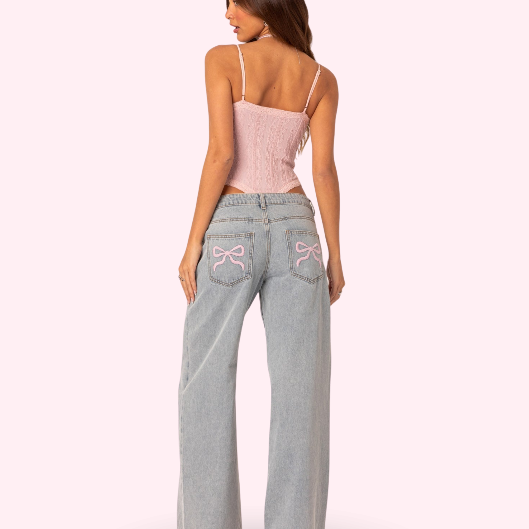 Luna Bow Back Denim - Calestra
