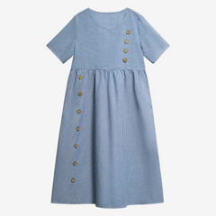 ✦ Seaside Charm Button Dress