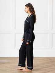 Lot™ Vrouwen Stretch Lange Mouwen Pyjama Set - Calestra