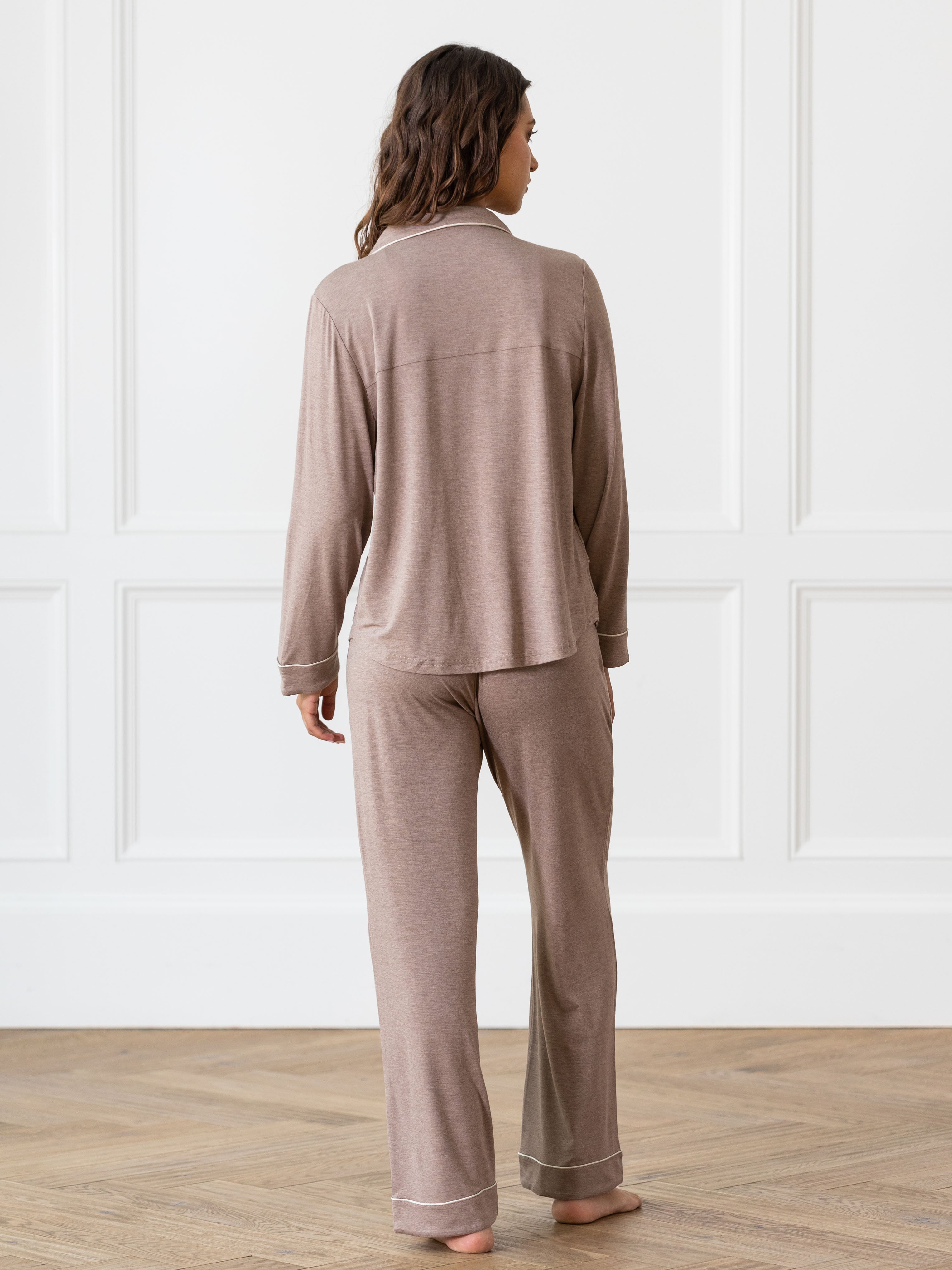 Lot™ Vrouwen Stretch Lange Mouwen Pyjama Set - Calestra