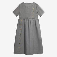 ✦ Seaside Charm Button Dress