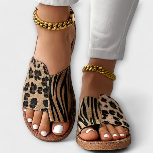 Leopard Print Sandals