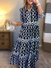 Barbara - Chain Print Dress