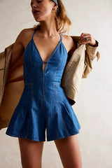 ✦ TradeTrends™ | Azure Muse Playsuit - Calestra