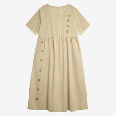 ✦ Seaside Charm Button Dress