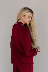 Lot™ Vrouwen Stretch Lange Mouwen Pyjama Set - Calestra