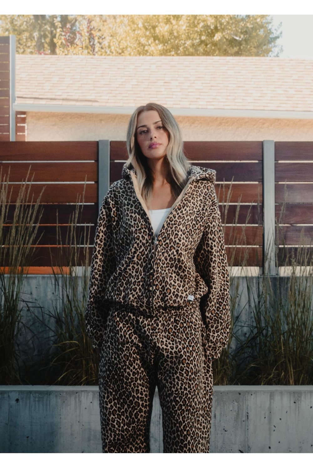 Sanne™ - Uitstralende Cheetah Hoodie - Calestra