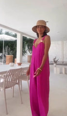 ✦ Calestra™ | Solstice Linen Maxi Dress