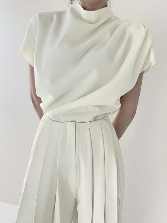 Minimalism Short Sleeve Top - Calestra