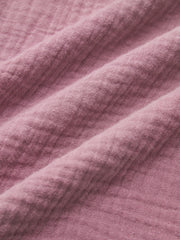 Tie-Front Long Sleeve Cropped Blouse - Calestra