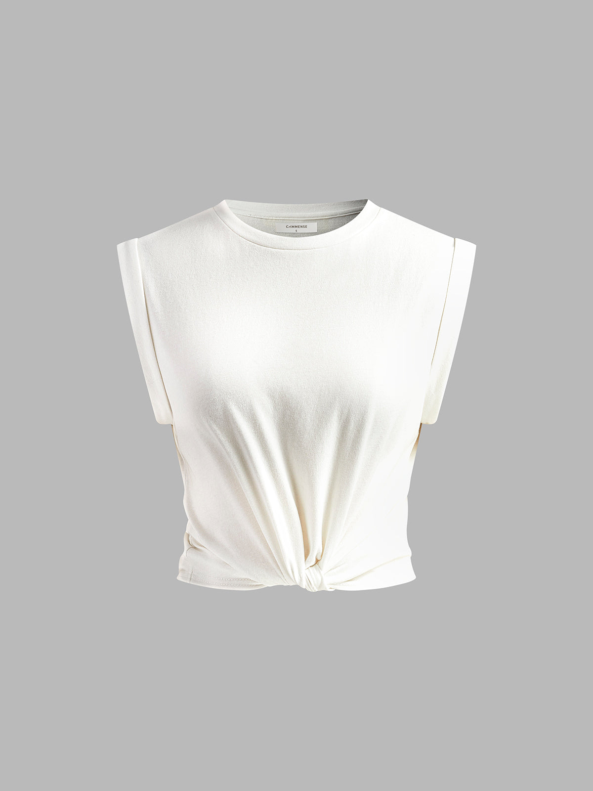 Cotton Knotted T-Shirt - Calestra