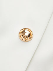 Button Detail Pockets Top With Belt - Calestra