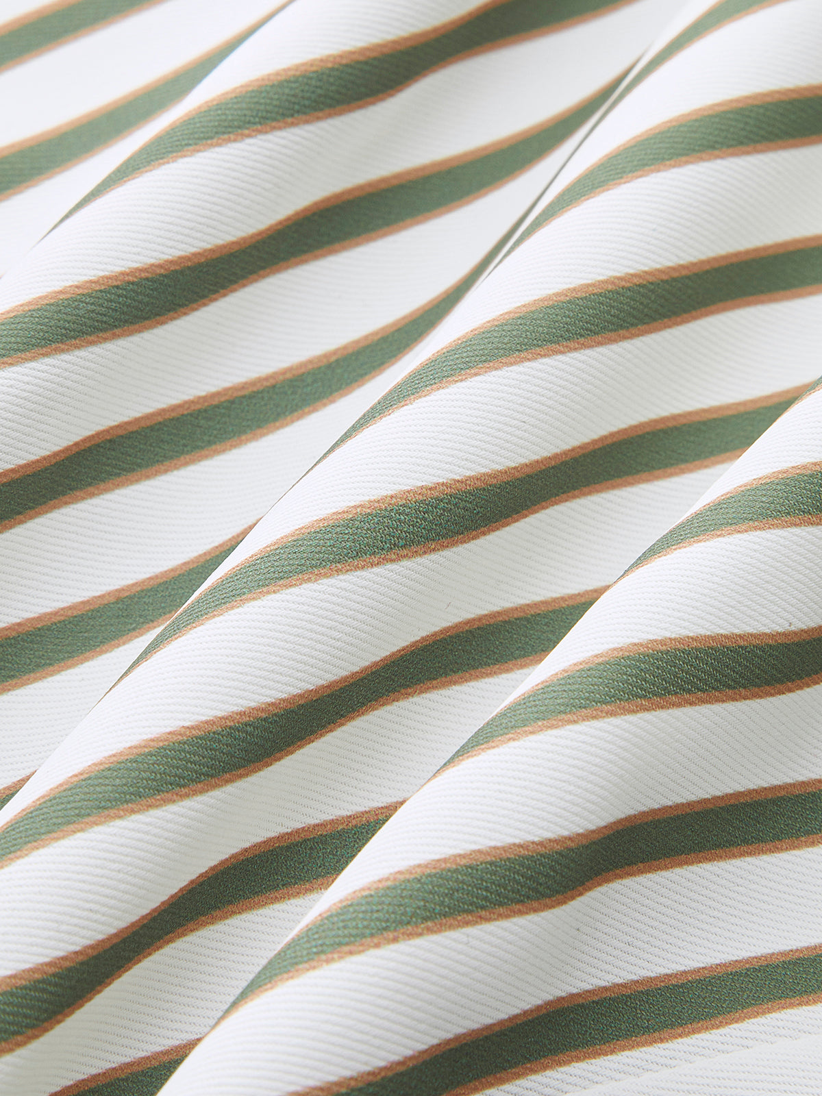 Striped Metal Round-Neck Shirt With Belt - Calestra