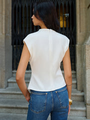 Sleeveless Ruched Top - Calestra