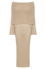 ✦ Aurelia Off-Shoulder Knit Dress