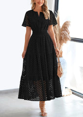 Lina Eyelet Elegance Summer Dress