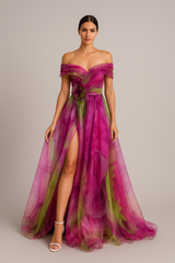 Celestia Bloom Gown Tulle Elegance