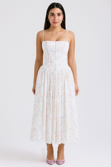 ✦ Elara Blossom Midi Dress