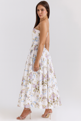 ✦ Elara Blossom Midi Dress