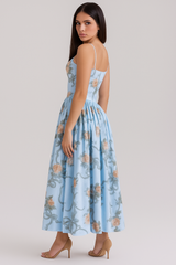 ✦ Elara Blossom Midi Dress