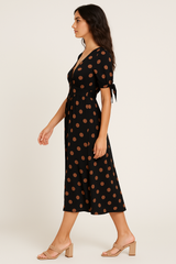 Polka Dot V-Neck Dress