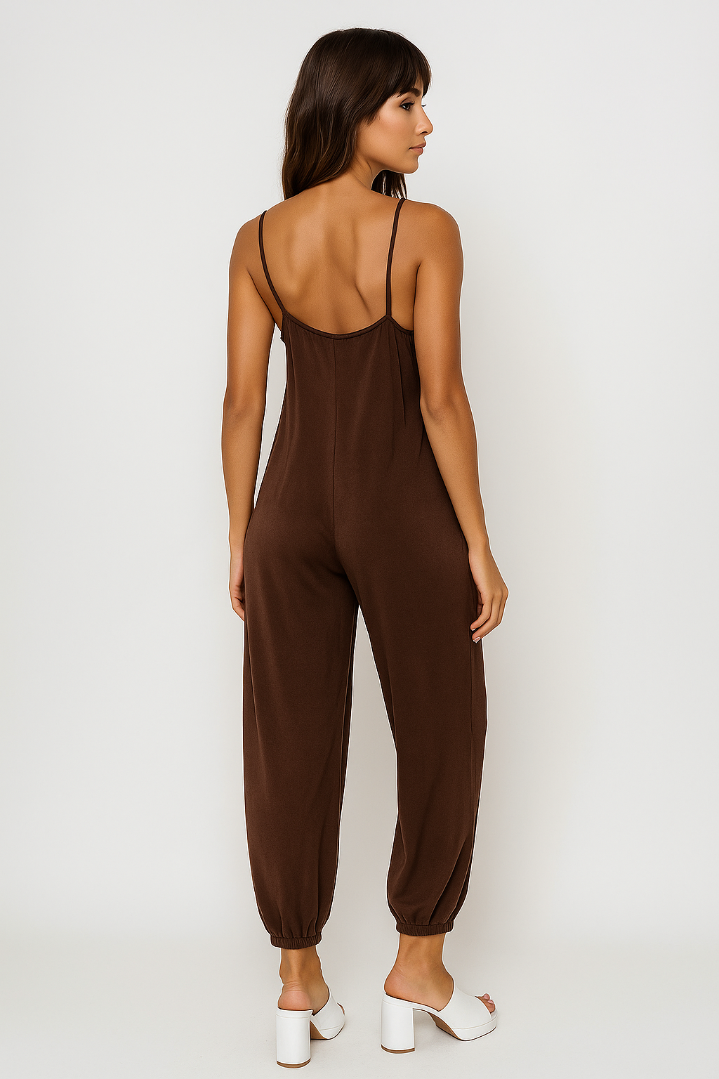 ✦ TradeTrends™ | Cocoa Luxe Jumpsuit - Calestra