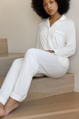 Lot™ Vrouwen Stretch Lange Mouwen Pyjama Set - Calestra