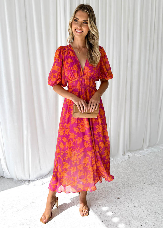 Clara | Maxi Spring Dress - Calestra
