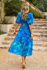 Ruby - Flattering Floral Midi Dress