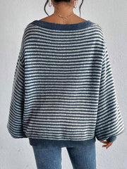 Fleur™ - Baggy Gestreepte Sweater - Calestra