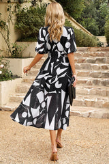 Ruby - Flattering Floral Midi Dress