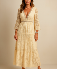 Celeste | Elegant Lace Maxi Dress
