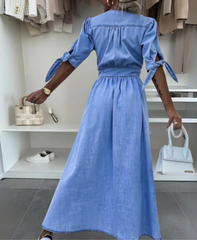 Ivanka - Stunning Denim Dress