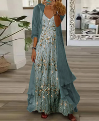 MASHA | Elegant Floral Maxi Dress