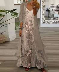 MASHA | Elegant Floral Maxi Dress