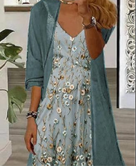 MASHA | Elegant Floral Maxi Dress