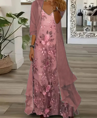 MASHA | Elegant Floral Maxi Dress