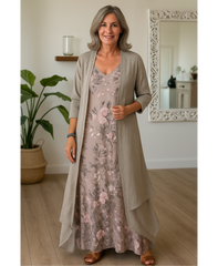 MASHA | Elegant Floral Maxi Dress