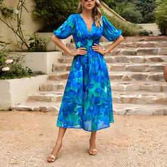 Leona | Elegant Midi Dress - Calestra