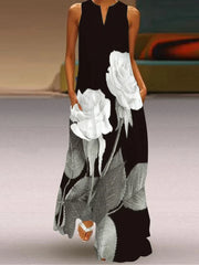 Aurelia™ Butterfly Bloom A-Line Dress - Calestra