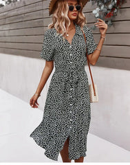 Deborah - Floral Midi Dress