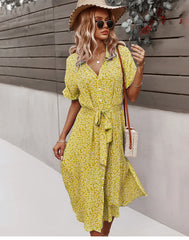 Deborah - Floral Midi Dress