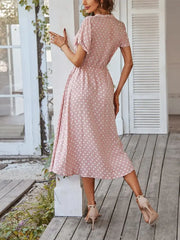 Dotarie™ Polka Midi Shirt Dress - Calestra