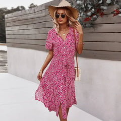 Deborah - Floral Midi Dress